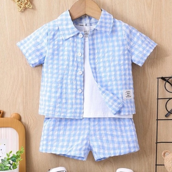 SHEIN Other - NEW Baby Gingham Set